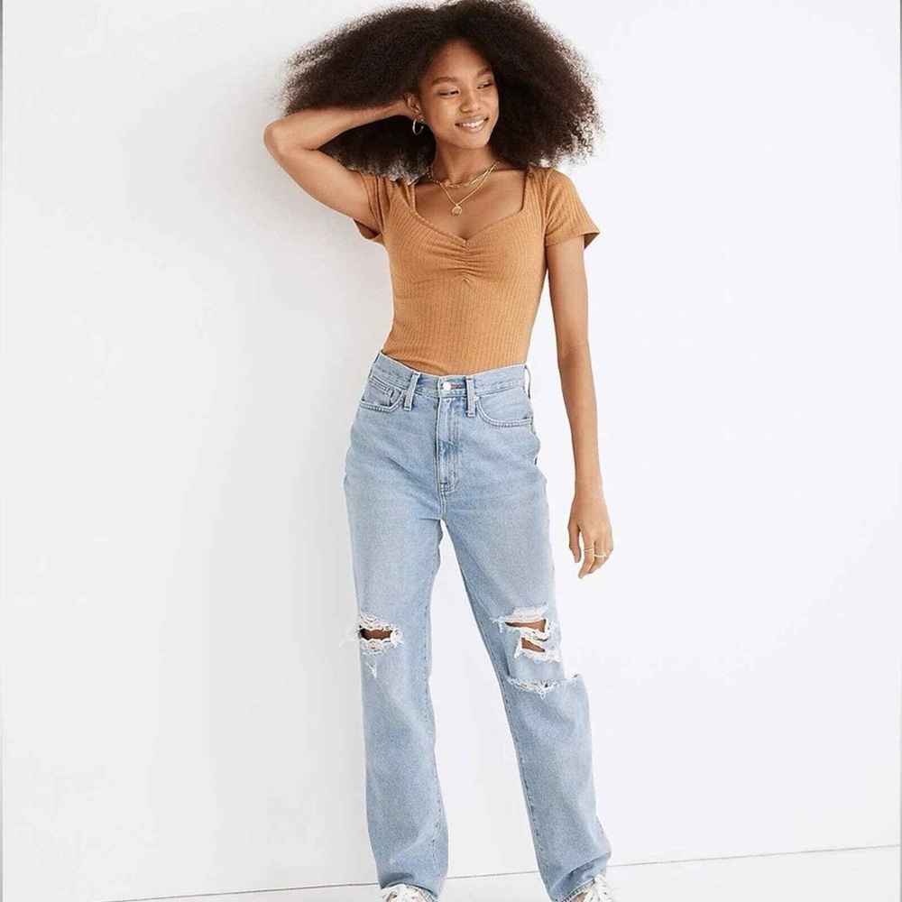 Madewell Baggy Straight Jeans